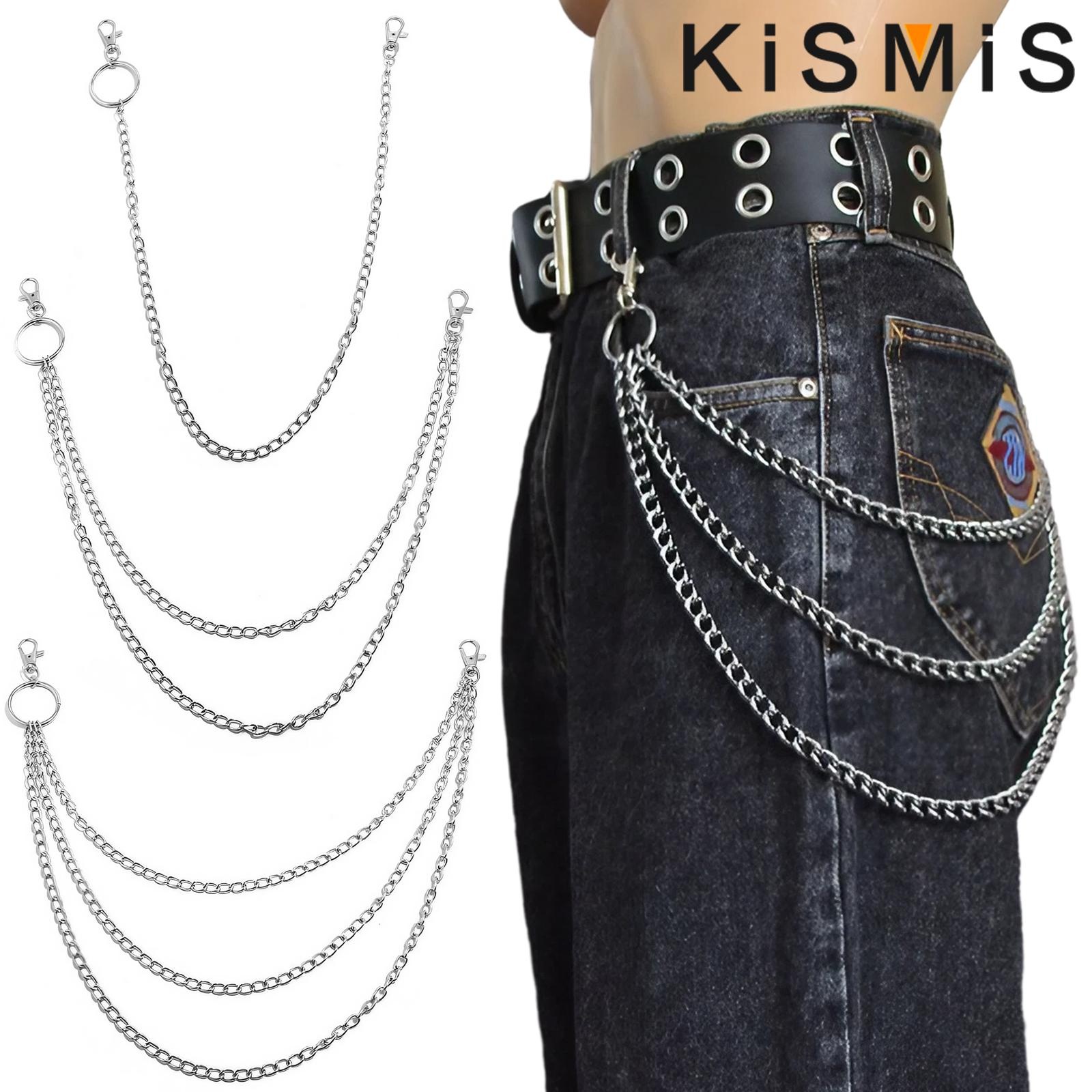 Body Jewelry Leg Chain - KISMIS 1PC Punk Street Keychain Trousers