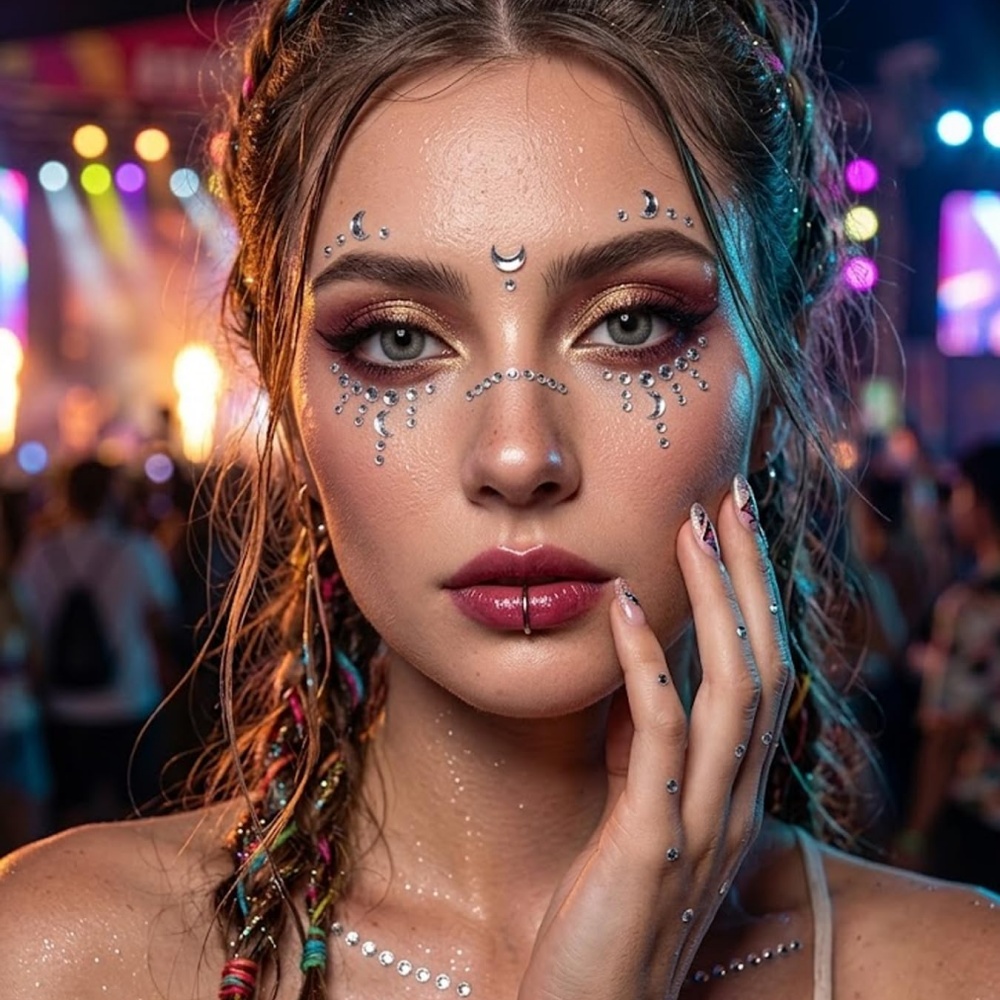 Fake Piercings Balls Stick on  - Body Jewelry And Piercing 评论和价格