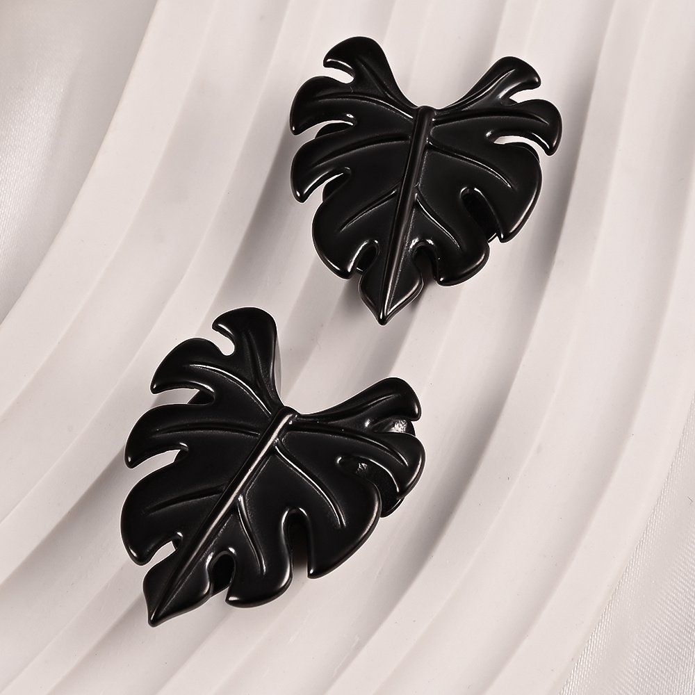 Vanku 2PCS Leaves Open Saddle  - Body Jewelry Hangers 评论和价格