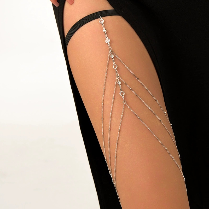 2025 New Women Bohemian Thigh  - Body Jewelry Leg Chain 评论和价格