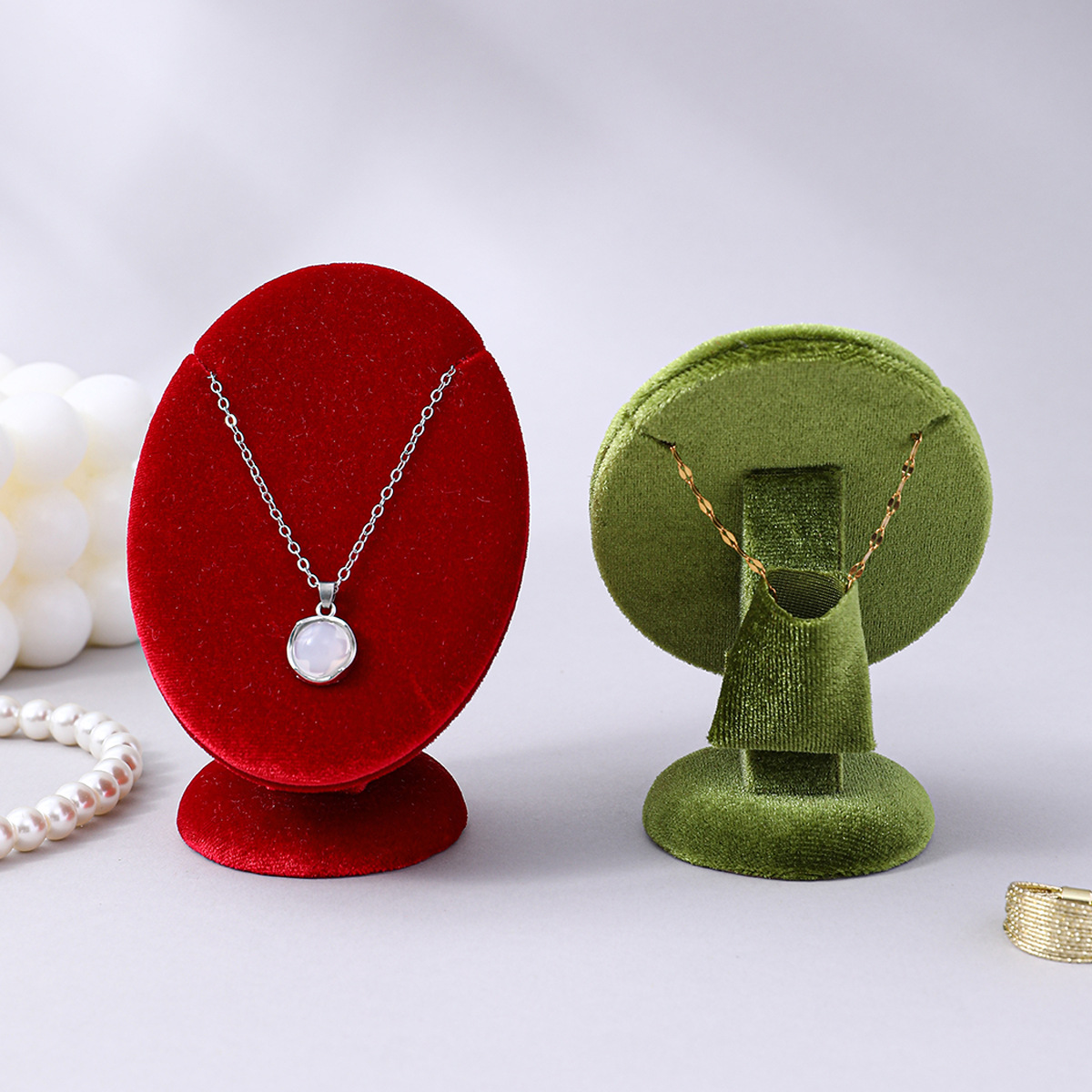 Luxury Velvet Necklace Display - Body Jewelry Display Ideas 评论和价格