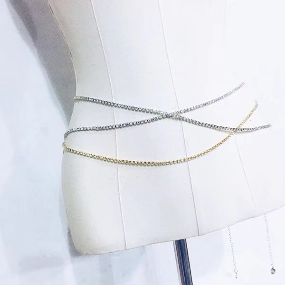 Sexy Fashion Shiny Water Drill - Body Jewelry Charms 评论和价格