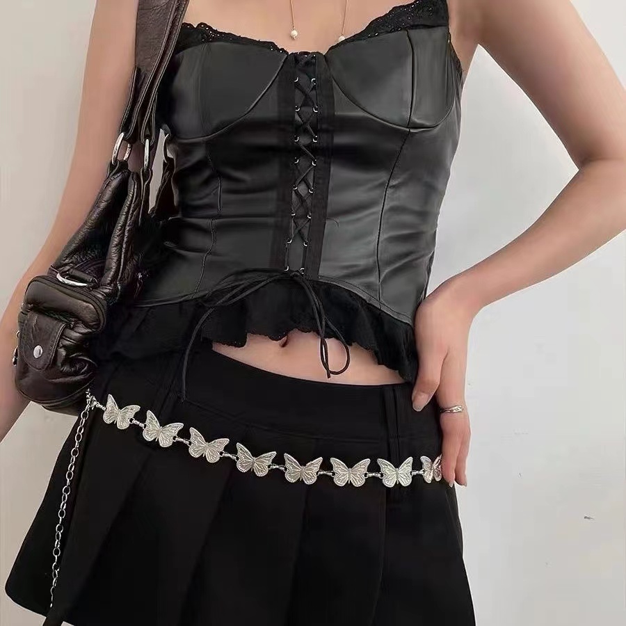 Fashion Butterfly Belt Waist C - Body Jewelry Charms 评论和价格