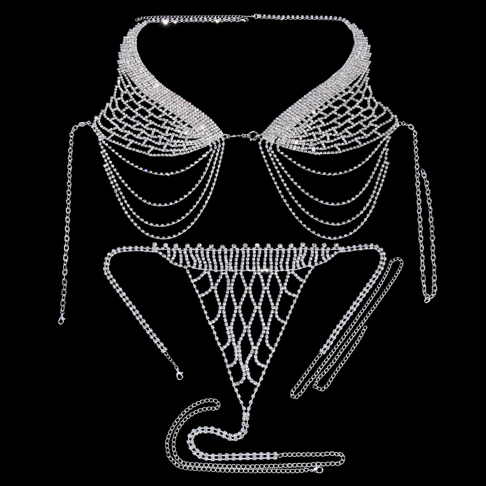 Stonefans Tassel Underwear Rhi - Body Jewelry Harness 评论和价格