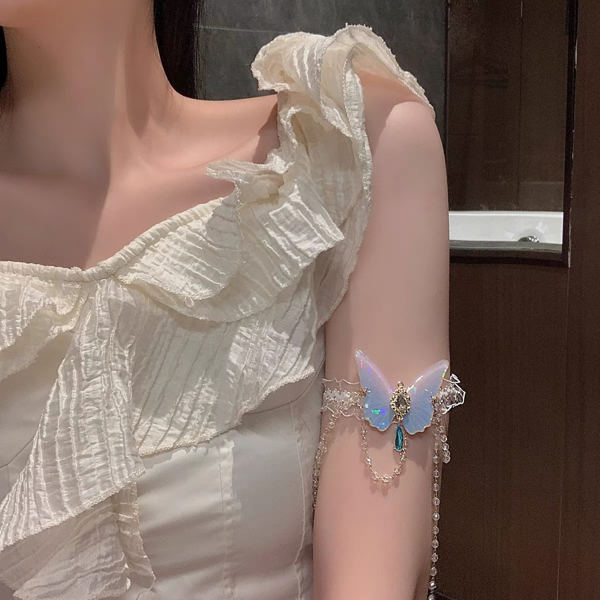 Fashionable Butterfly Pattern  - Body Jewelry Leg Chain 评论和价格