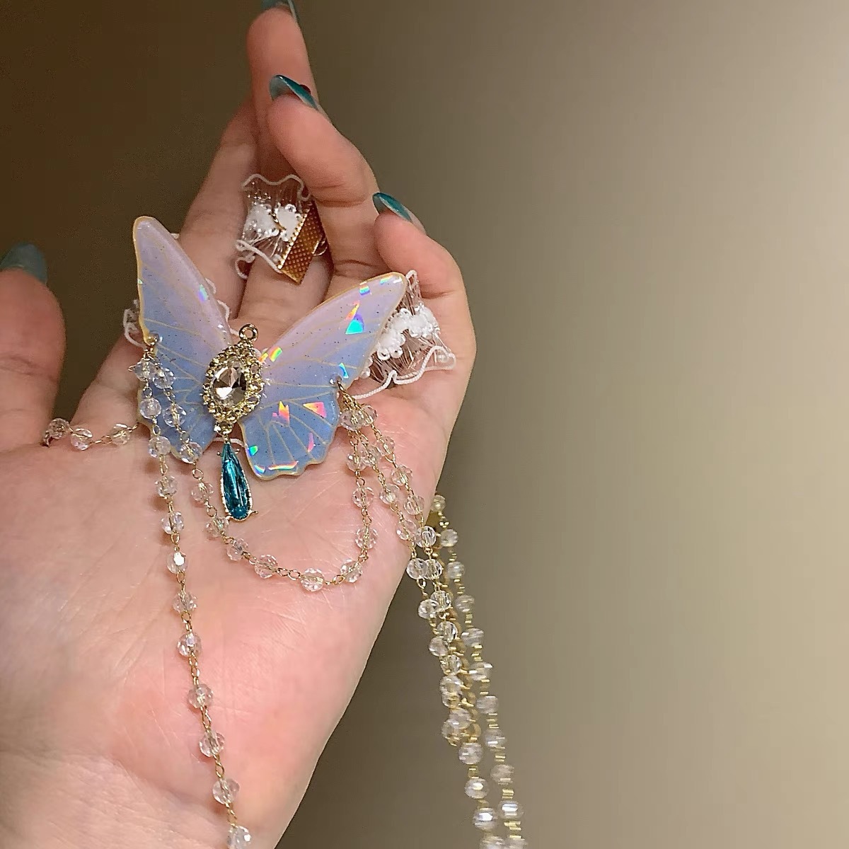 Fashionable Butterfly Pattern  - Body Jewelry Leg Chain 评论和价格