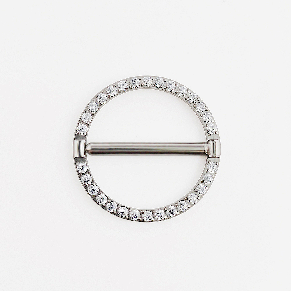 ASTM F136 Titanium Piercing Se - Septum Clicker Ring 评论和价格