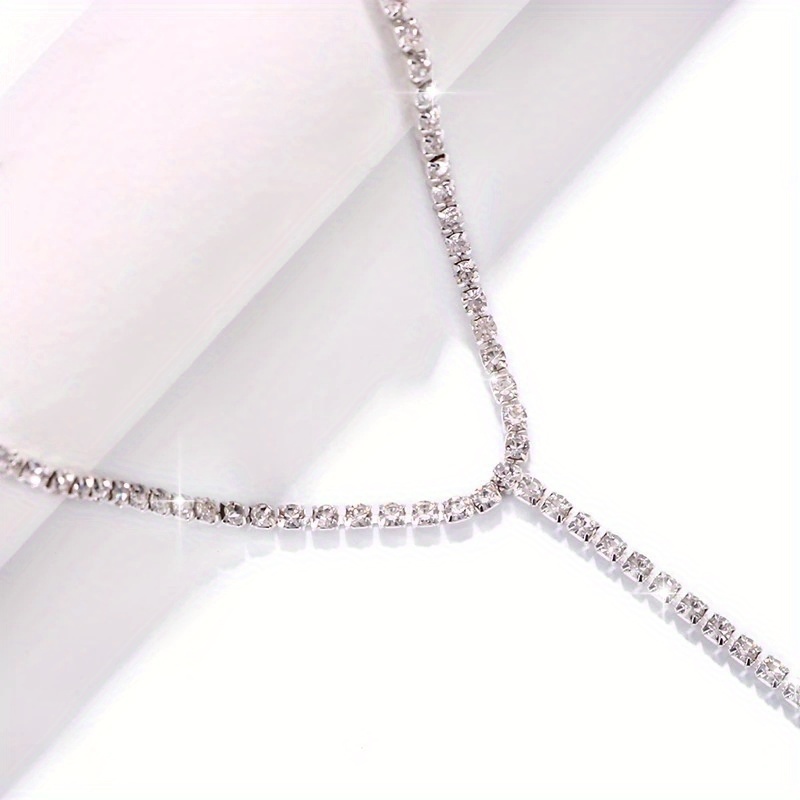 1 piece of sparkling rhineston - Body Jewelry Leg Chain 评论和价格