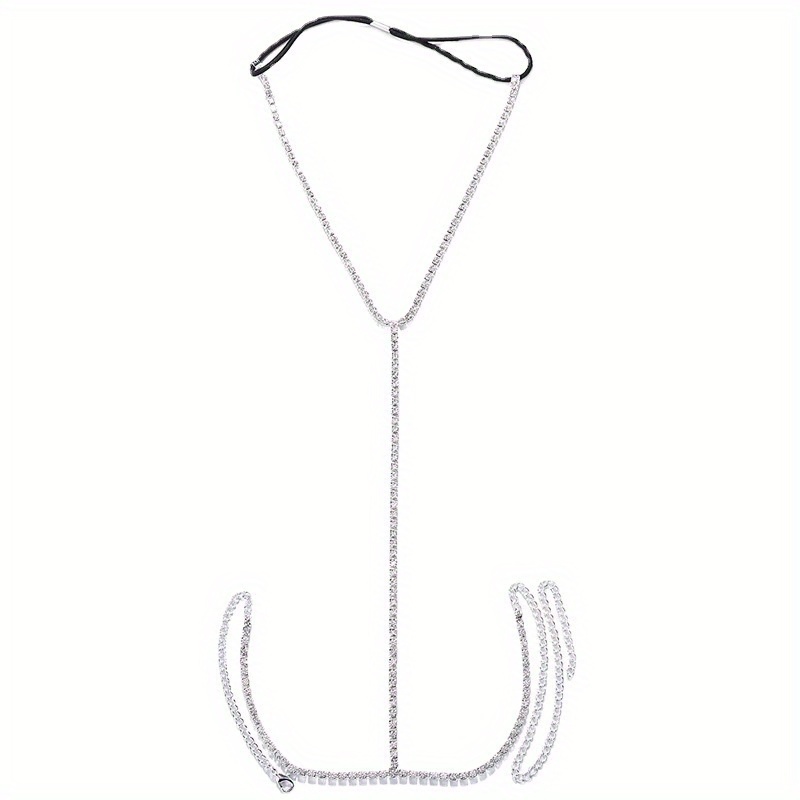 1 piece of sparkling rhineston - Body Jewelry Leg Chain 评论和价格