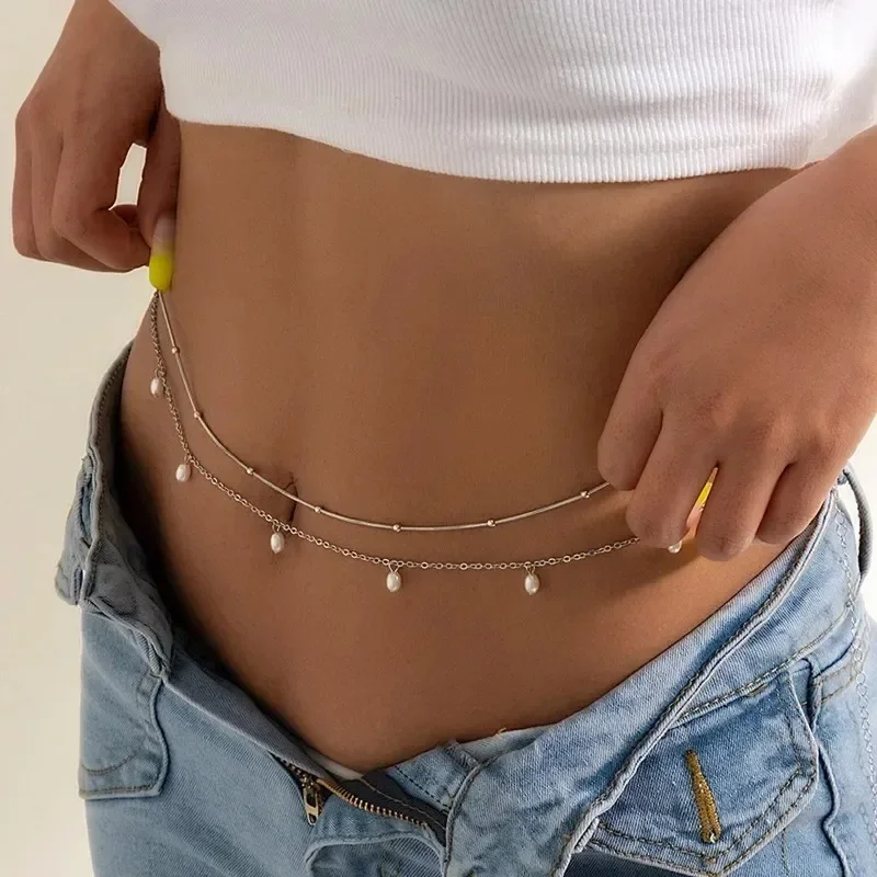 New Charm Sexy Double Layer Bu - Body Jewelry By The Chain Gang 评论和价格