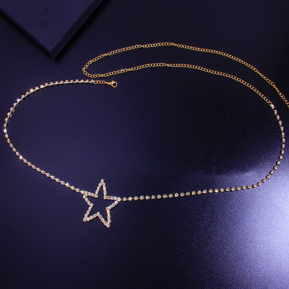 Luxury Rhinestone Heart Star W - Body Jewelry Charms 评论和价格