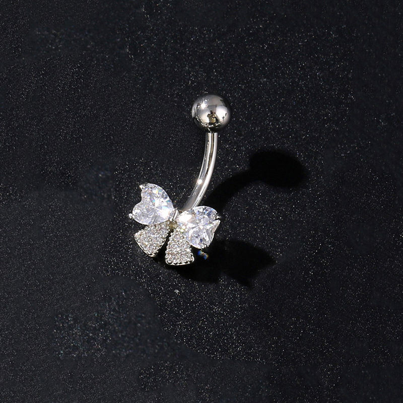 1pc Stainless Steel Butterfly  - Body Jewelry And Piercing 评论和价格