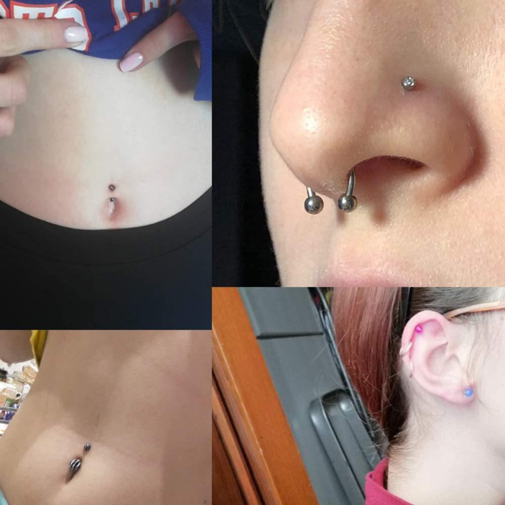 150/140/85/70/42Pcs Body Pierc - Body Jewelry And Piercing 评论和价格