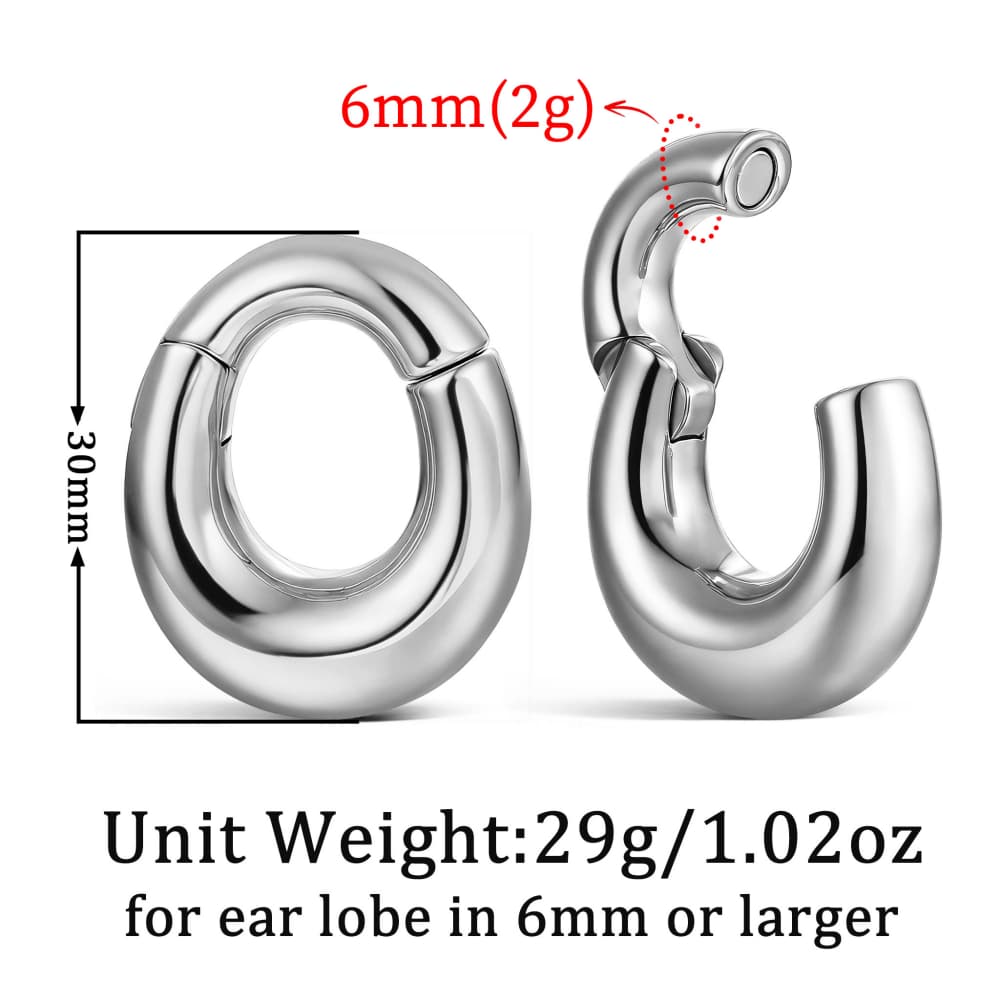 Giga 1/2Pcs Daily Fashion Ear  - Body Jewelry Hangers 评论和价格