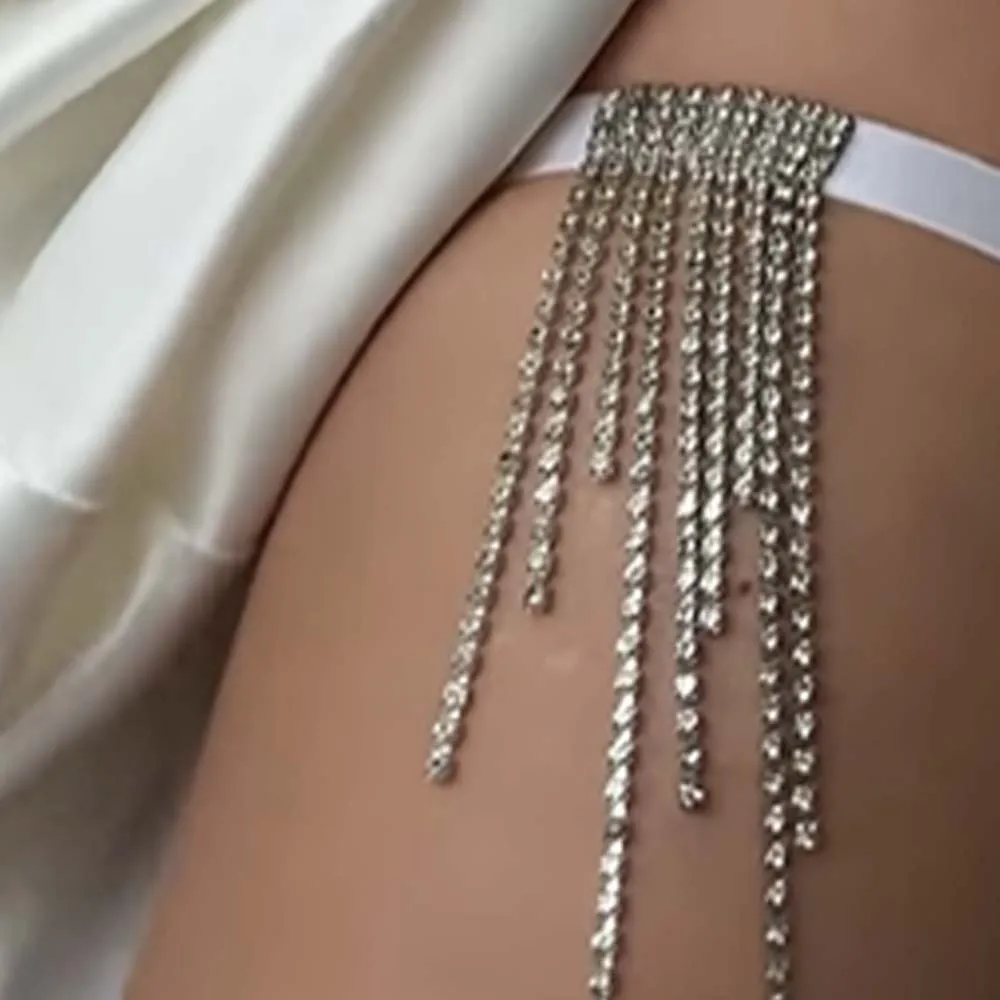 Stonefans Lrregular Tassel Leg - Body Jewelry Leg Chain 评论和价格