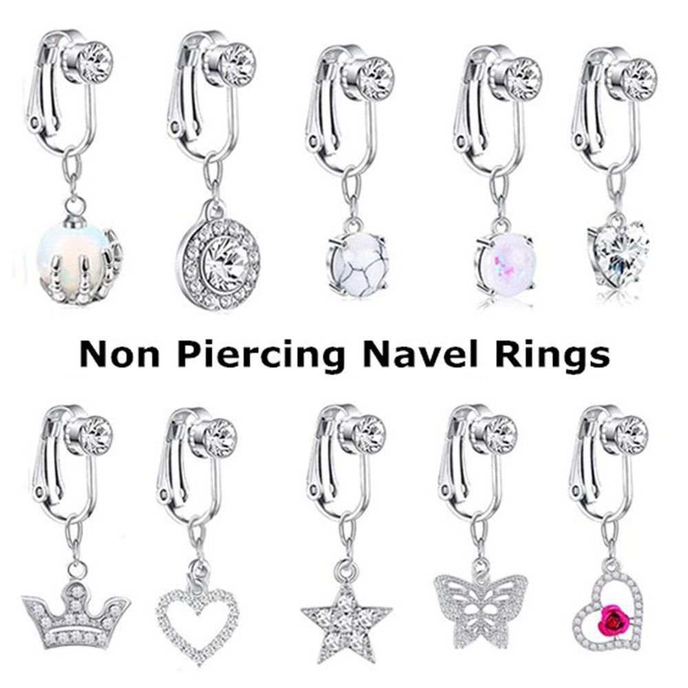 Accessories Clip On Earrings C - Body Jewelry And Piercing 评论和价格