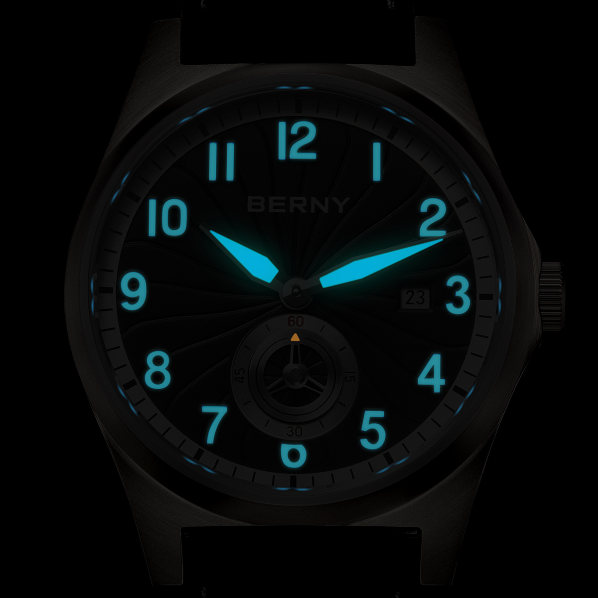 BERNY Men's Titanium Automatic - Body Jewelry Titanium 评论和价格