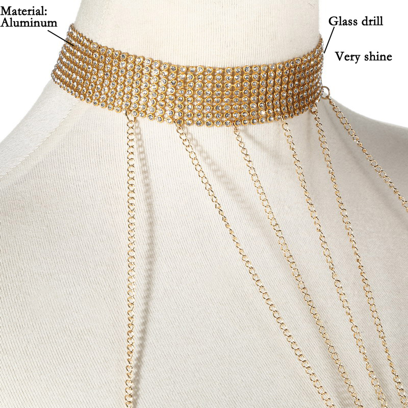 Gold Color Body Chain Women  R - Body Jewelry By The Chain Gang 评论和价格