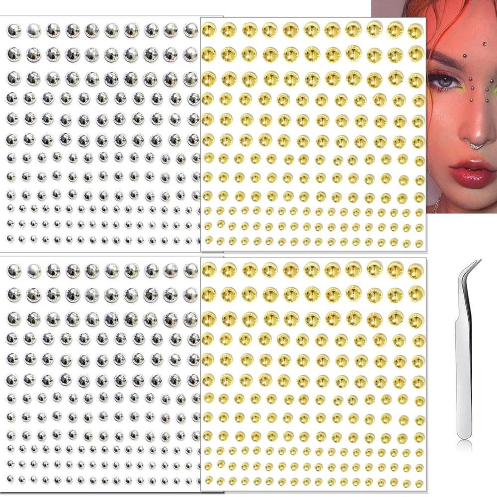 661Pcs Set Face Fake Piercings - Body Jewelry And Piercing 评论和价格