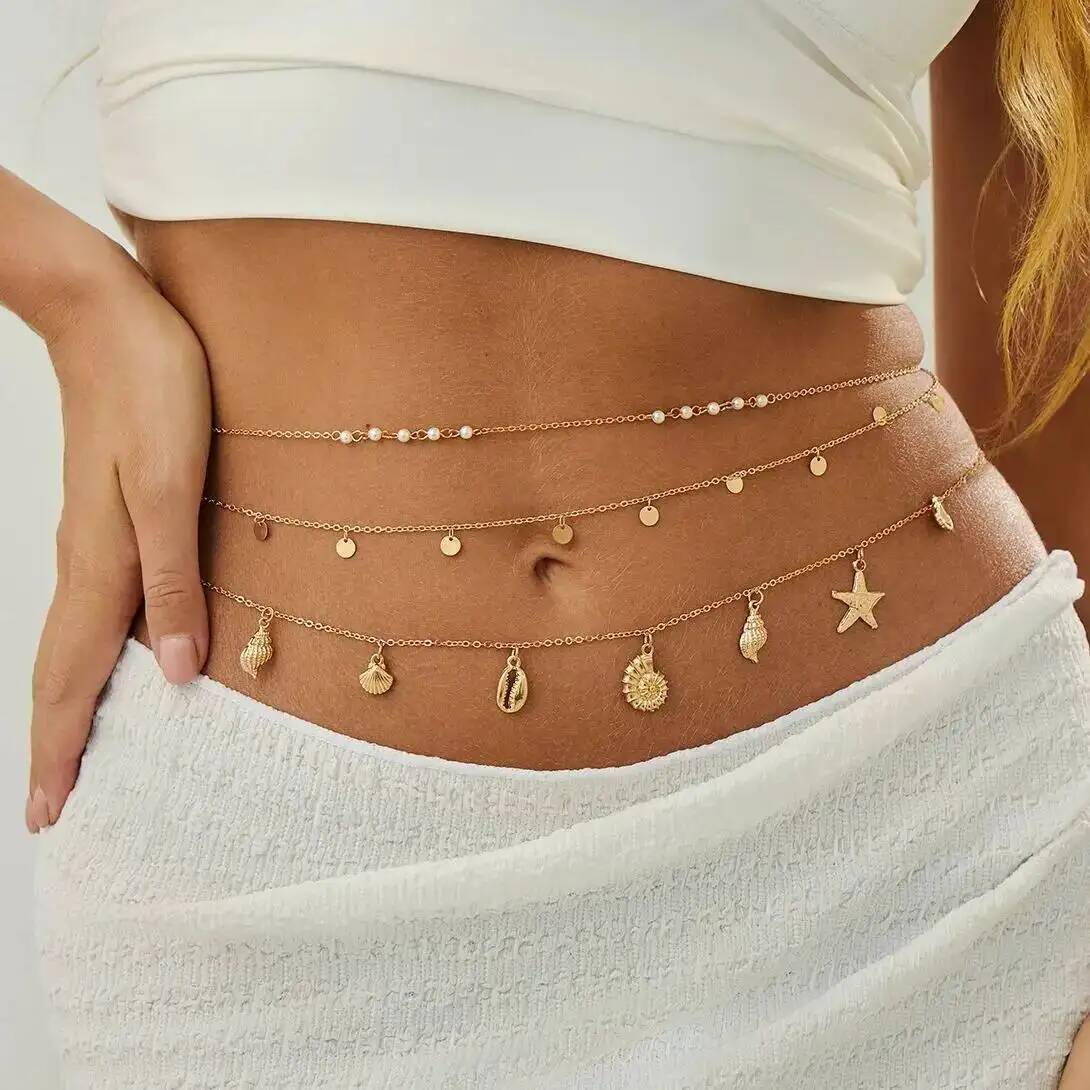 IngeSight.Z 3Pcs/Set Boho Star - Body Jewelry By The Chain Gang 评论和价格