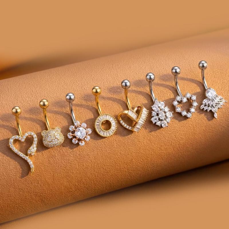Butterfly Flower Belly Button  - Body Jewelry Charms 评论和价格