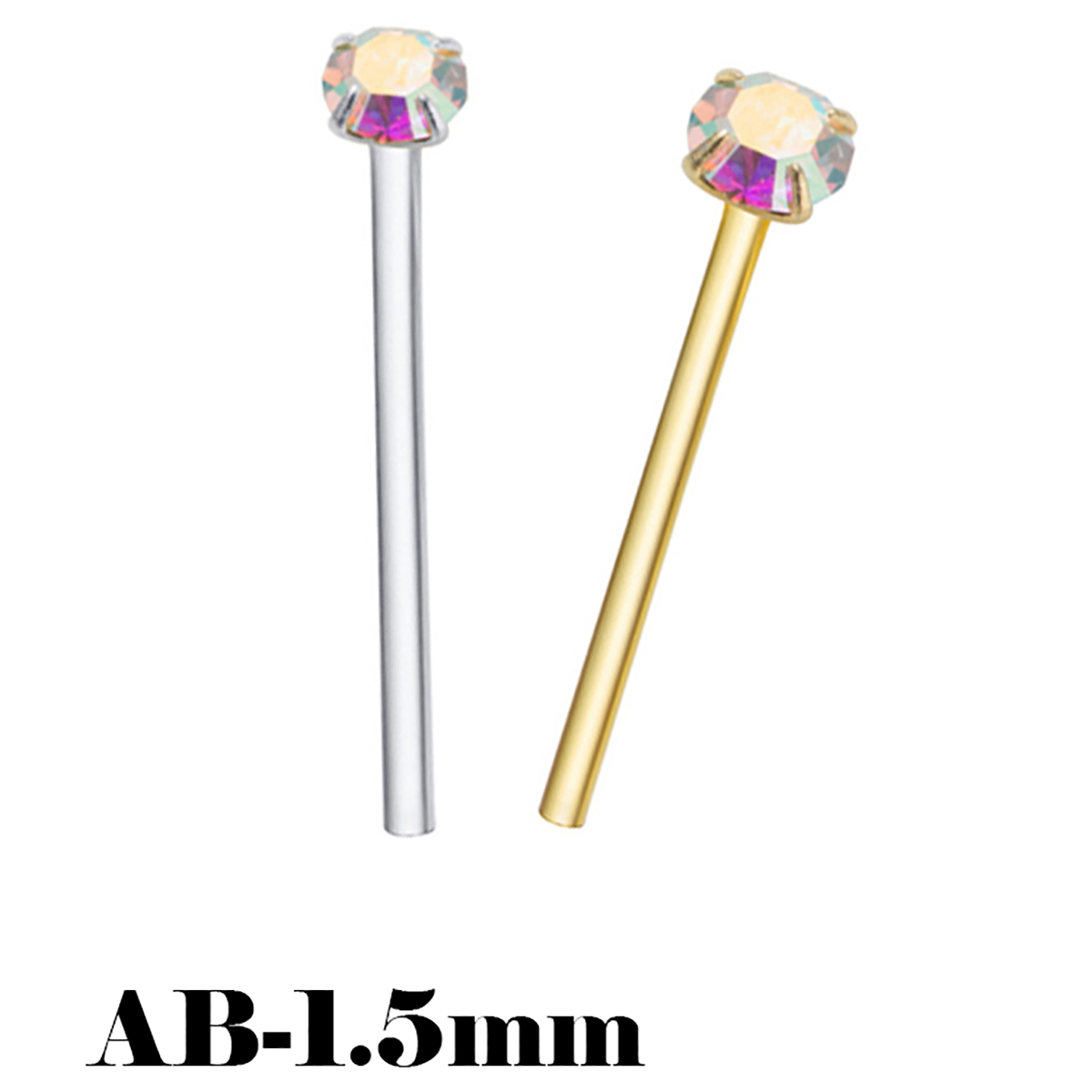925 Sterling Silver Nose Studs - Body Jewelry La 评论和价格