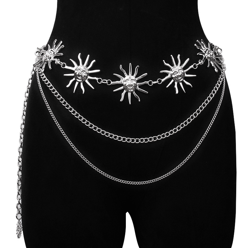Chunky Multilayer Punk Gothic  - Body Jewelry By The Chain Gang 评论和价格