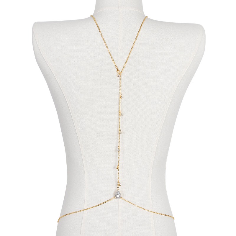 Bride Backless Rhinestone Wate - Body Jewelry By The Chain Gang 评论和价格