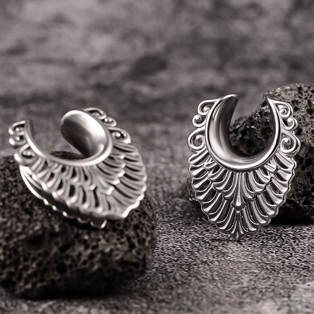 Vankula 2PCS New Leaf Saddle H - Body Jewelry Hangers 评论和价格