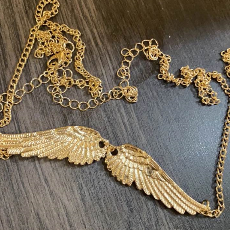 Double Layer Wings Angel Waist - Body Jewelry Charms 评论和价格