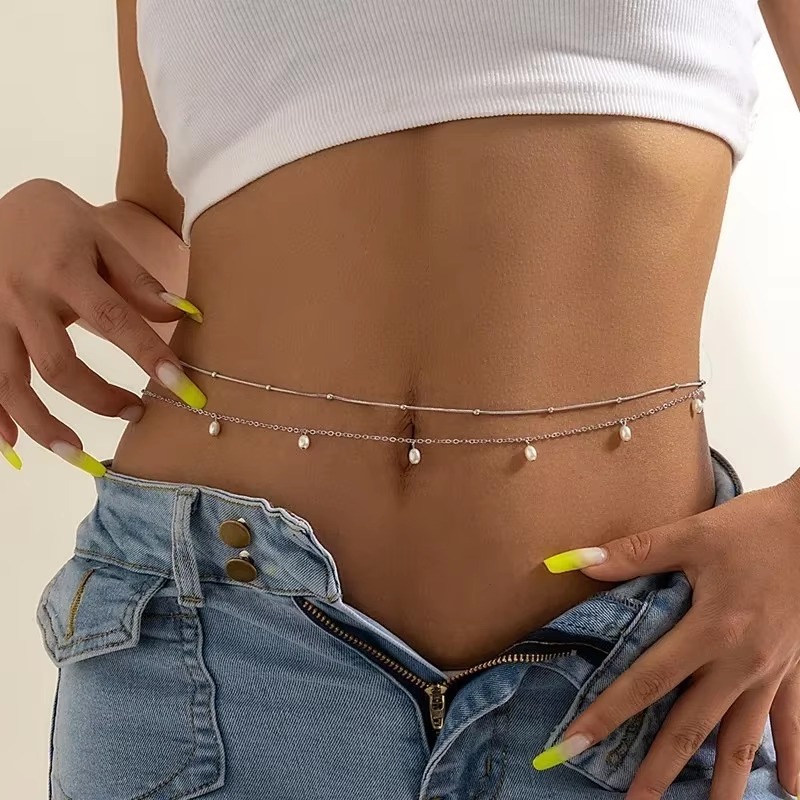 2024 New Trendy Sexy Double La - Body Jewelry Charms 评论和价格