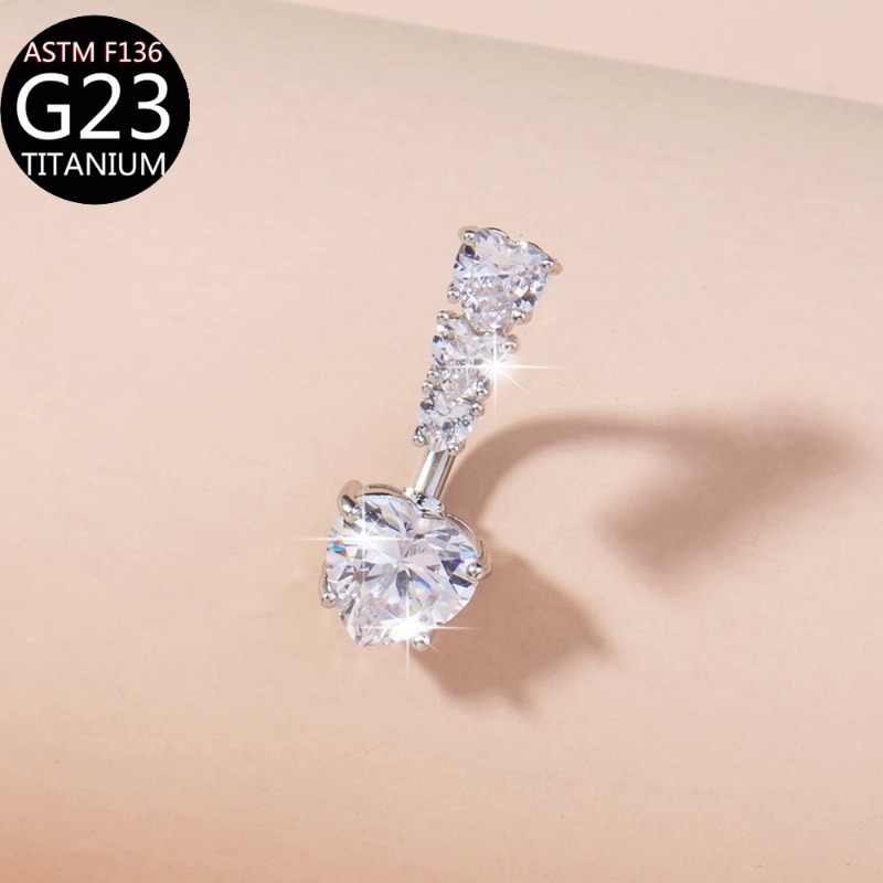 Ins Style Luxury Shiny Europea - Body Jewelry Titanium 评论和价格